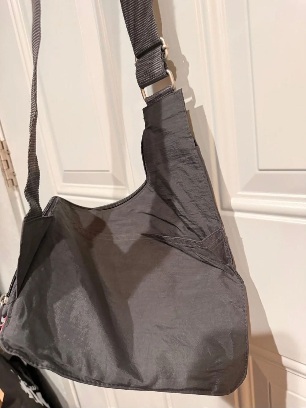 Baggallini Charcoal Gray Crossbody Sling Bag